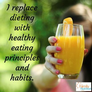 healthy eating affirmations for weight loss
